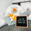 New Baby Dětské křeslo z Minky Liška šedé