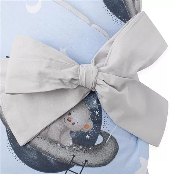 New Baby Oboustranná dětská zavinovačka Teddy bear in space 80x80 cm