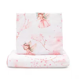 New Baby Oboustranný Set z Velvet do kočárku Víly