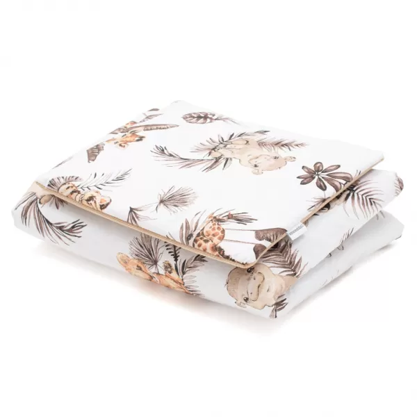 New Baby Oboustranný Set z Velvet do kočárku Safari