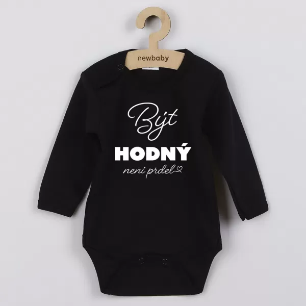 New Baby Dětské body s potiskem Být hodný.....