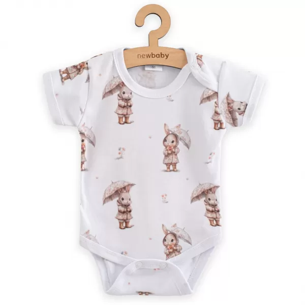 New Baby Kojenecké body s krátkým rukávem For Babies bunny