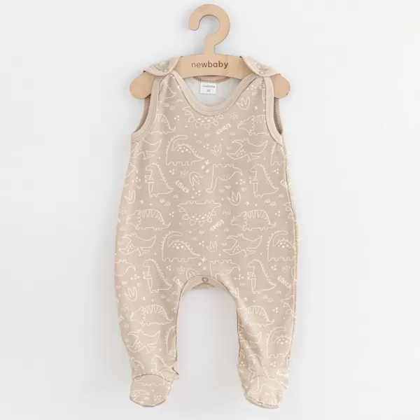 New Baby Kojenecké dupačky Classic II Uni 3ks béžové