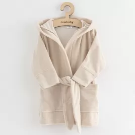 New Baby Dětský froté župan Comfortably beige