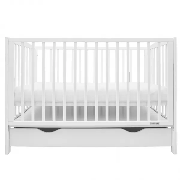New Baby Dětská postýlka LILLY se stahovací bočnicí a šuplíkem