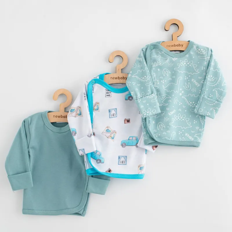 New Baby Kojenecká košilka Classic II 3ks boy