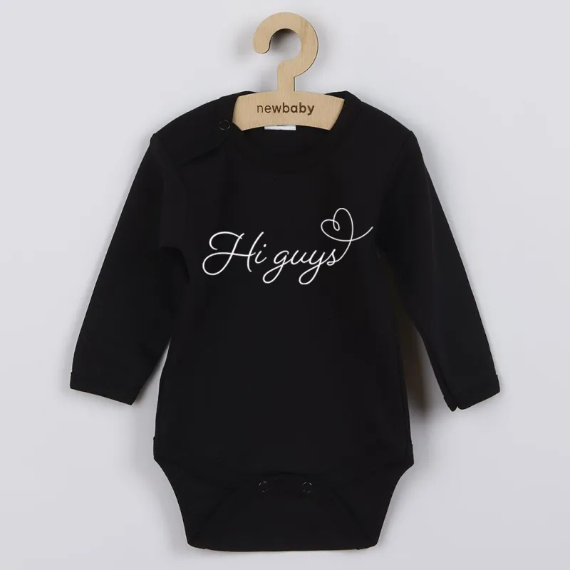 New Baby Dětské body s potiskem Hi guys