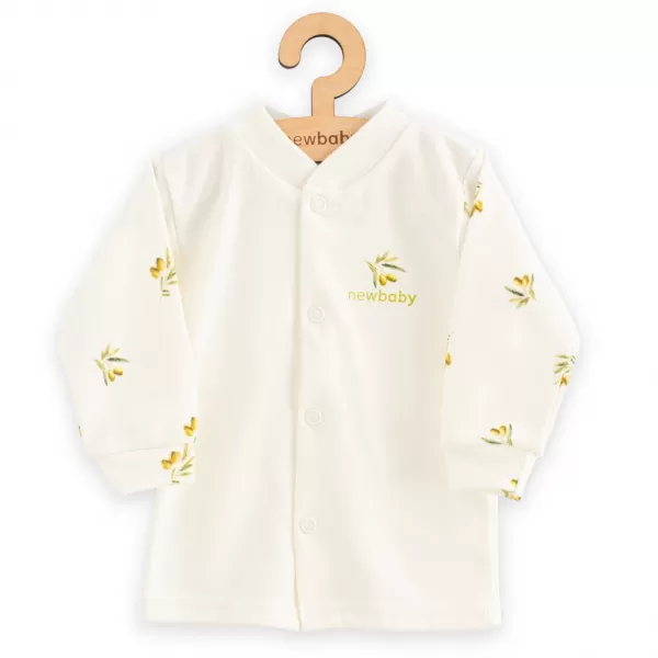 New Baby Kojenecký kabátek z organické bavlny Olivy