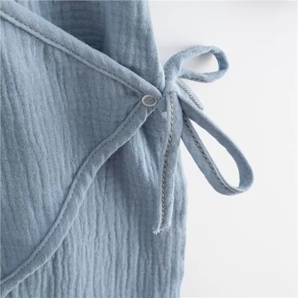 New Baby Kojenecký mušelínový overal blue