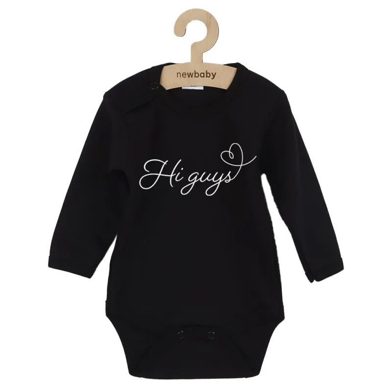 New Baby Dětské body s potiskem Hi guys