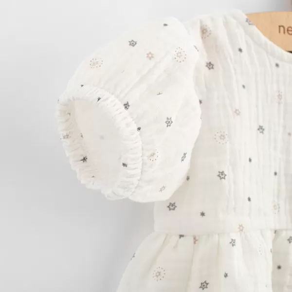 New Baby Kojenecké mušelínové šaty Zora