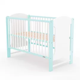 New Baby Dětská postýlka ELSA bílo-mátová