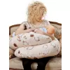New Baby Univerzální kojící polštář ve tvaru C cappuccino 285 x16