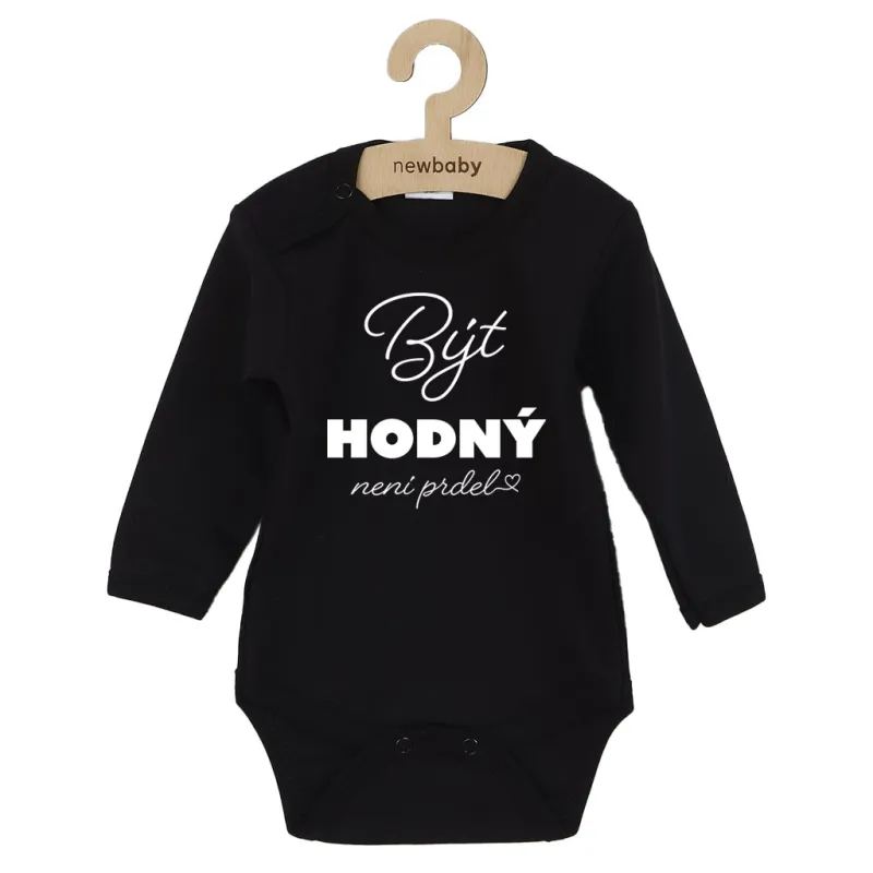 New Baby Dětské body s potiskem Být hodný.....