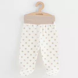 New Baby Kojenecké polodupačky Classic II hvězdy béžové