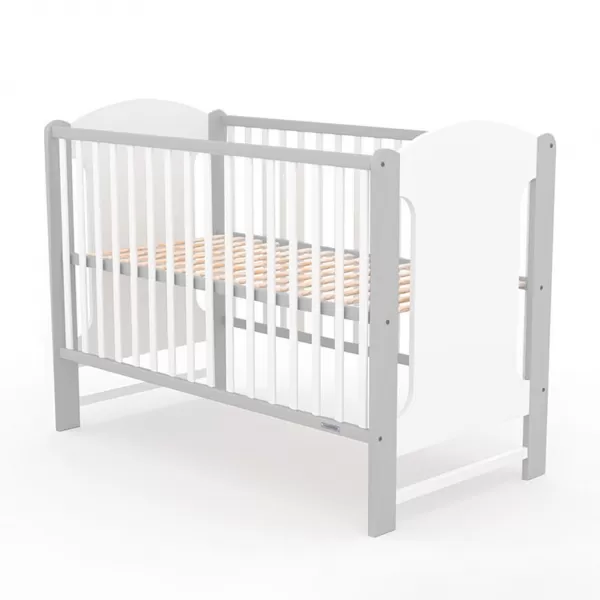New Baby Dětská postýlka ELSA bílo-šedá