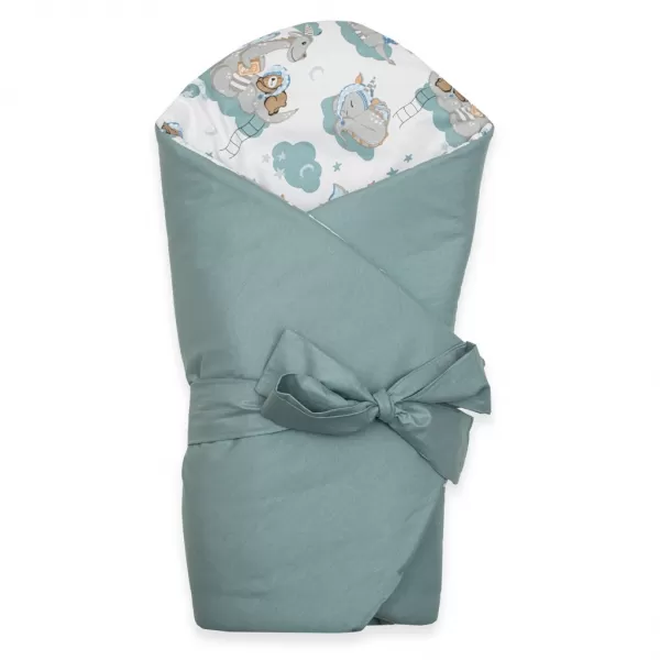 New Baby Oboustranná dětská zavinovačka Dráček 80x80 cm