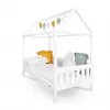 New Baby Dětská postel domeček se zábradlím a roštem CASTELLO 160x80 cm