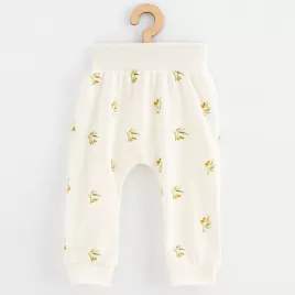 New Baby Kojenecké kalhoty z organické bavlny Olivy