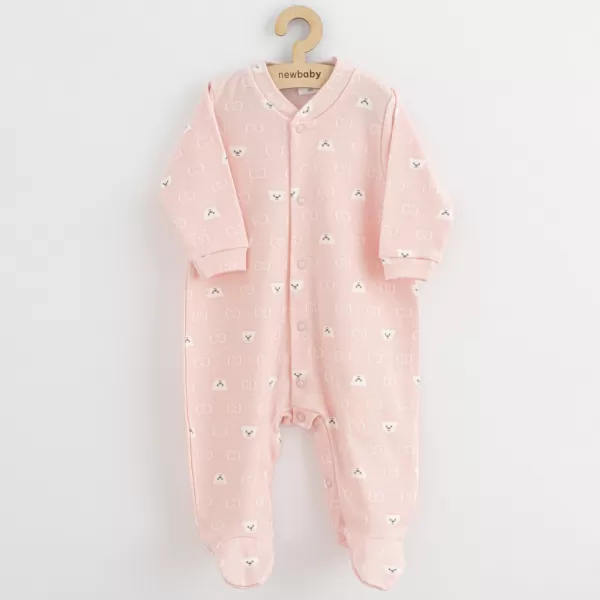 New Baby Kojenecký overal Classic II medvídek bílý