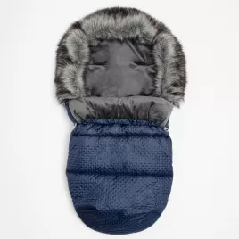 New Baby Zimní fusak Lux Fleece blue