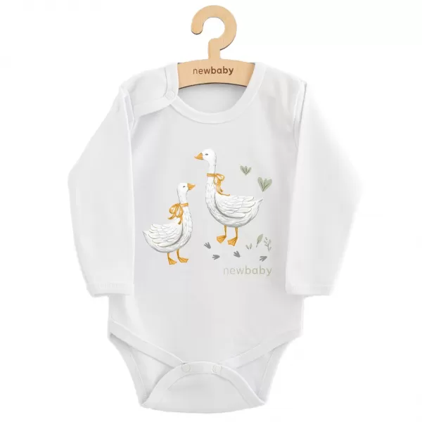 New Baby Dětské body s potiskem Husičky