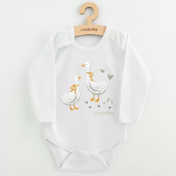 New Baby Dětské body s potiskem Husičky
