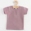 New Baby Kojenecká mušelínová souprava tričko a kalhoty lavender