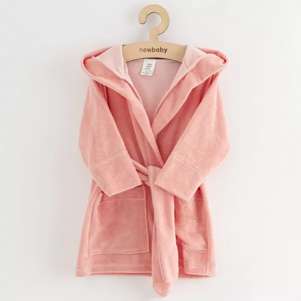 New Baby Dětský froté župan Comfortably pink
