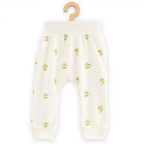 New Baby Kojenecké kalhoty z organické bavlny Olivy