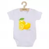 New Baby Dětské body s potiskem Lemon - krátký rukáv