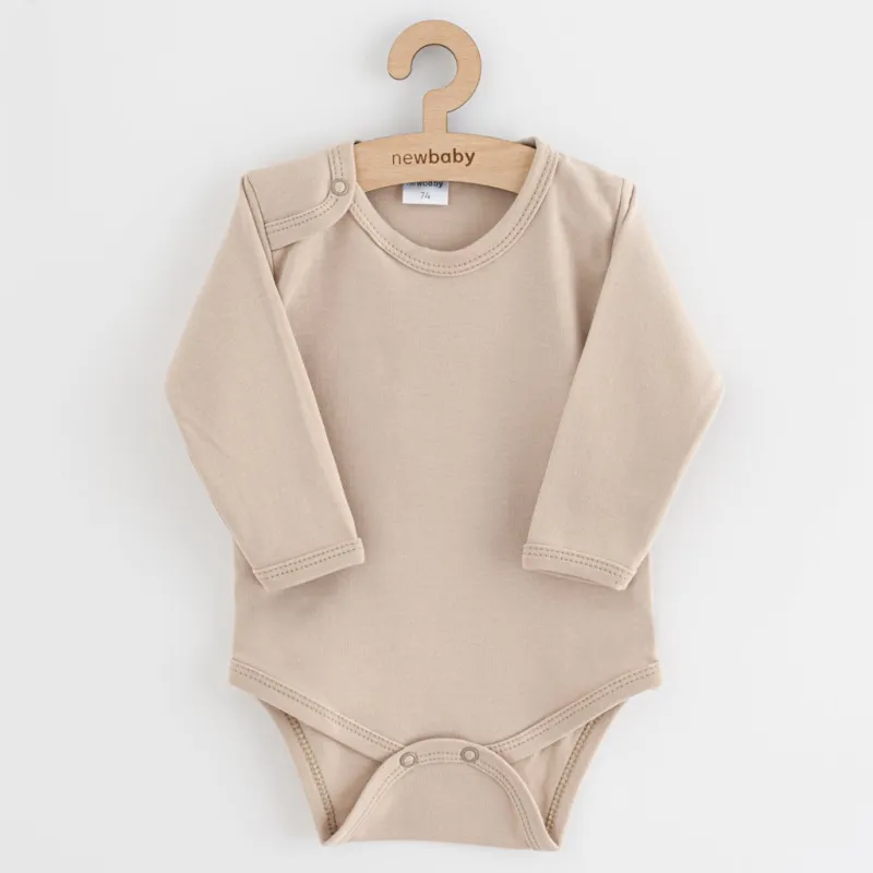 New Baby Kojenecké body Classic II světle béžové