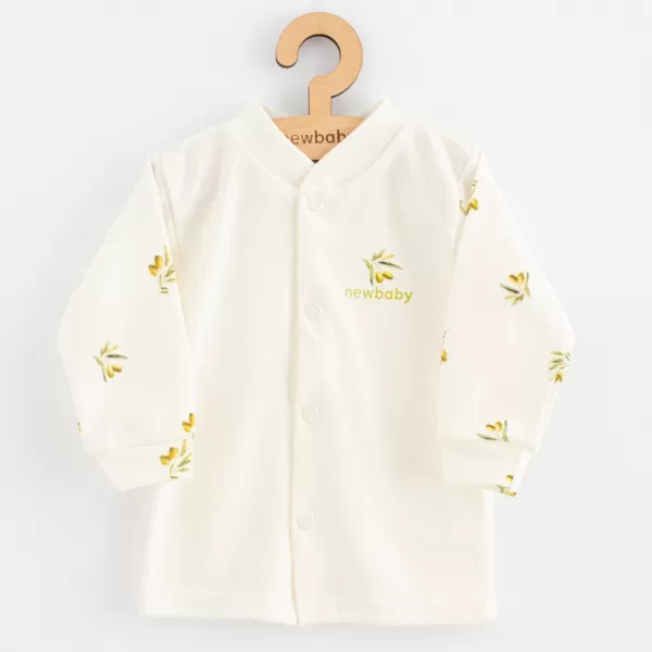 New Baby Kojenecký kabátek z organické bavlny Olivy