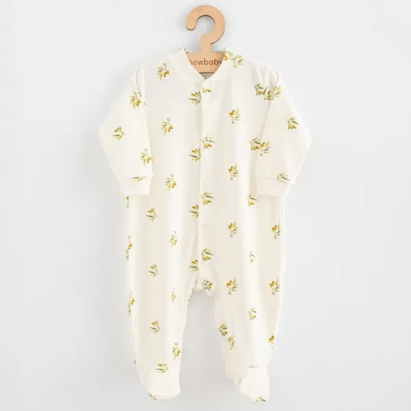 New Baby Kojenecký overal z organické bavlny Olivy