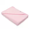 New Baby Dětská froté osuška s kapucí BASIC 100x100 ružová