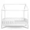 New Baby Dětská postel domeček se zábradlím a roštem CASTELLO 160x80 cm