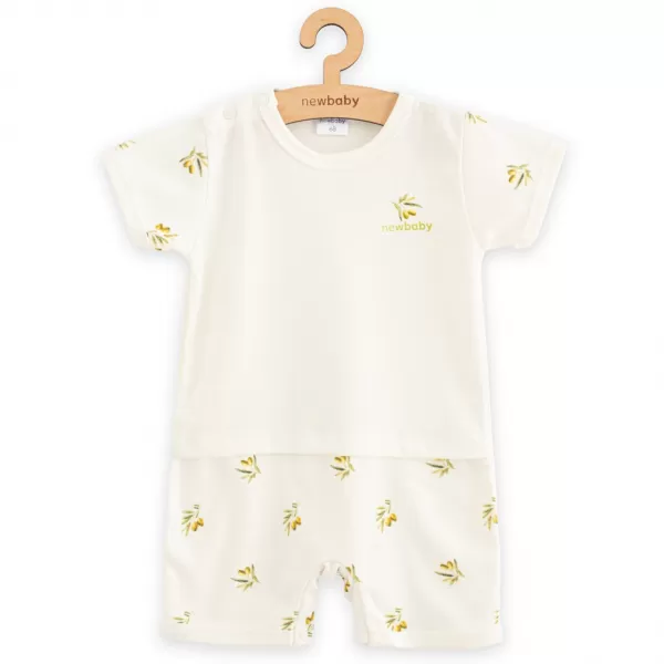 New Baby Kojenecký letní overal z organické bavlny Olivy