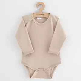 New Baby Kojenecké body Classic II světle béžové