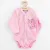 New Baby Kojenecké celorozepínací body s dlouhým rukávem Happy Elephant pink