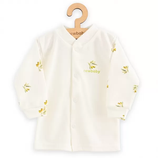 New Baby Kojenecký kabátek z organické bavlny Olivy