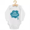 New Baby Dětské body s potiskem Když brečím, tak mám asi nějaký problém!