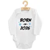New Baby Dětské body s potiskem BORN IN 2026 blue