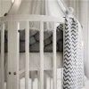 New Baby Dětská rostoucí postýlka 3v1 oválná + matrace