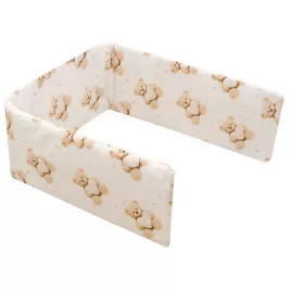 New Baby Mantinel do postýlky Love Teddy Bear beige