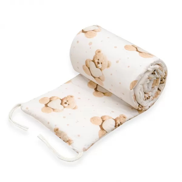 New Baby Mantinel do postýlky Love Teddy Bear beige
