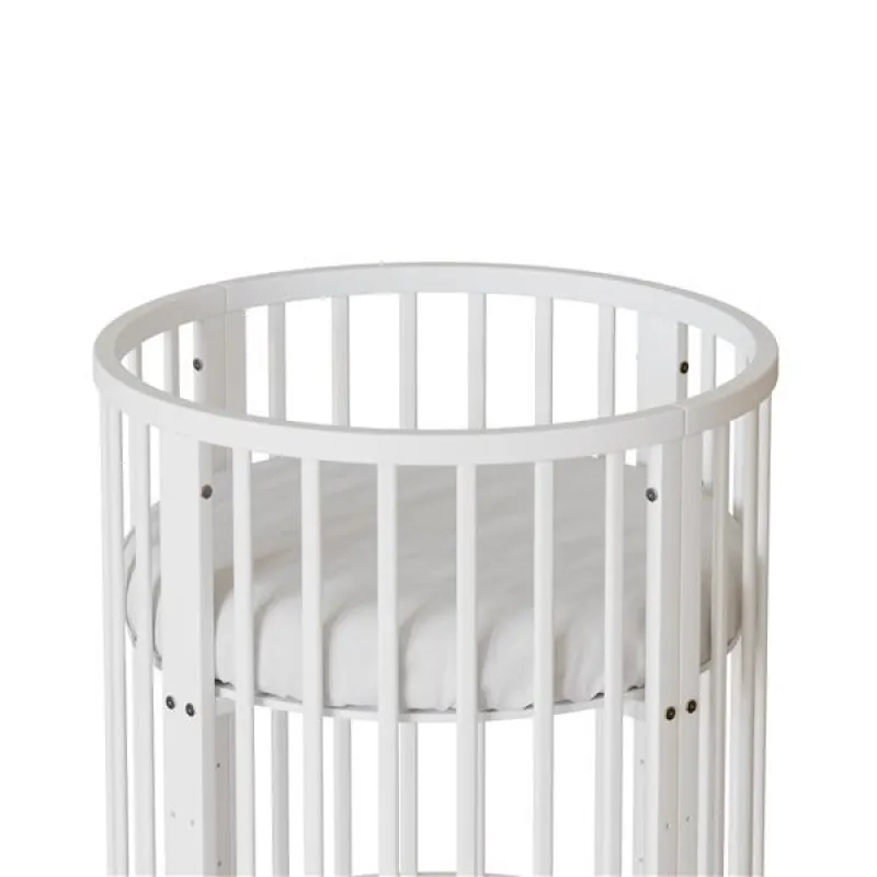 New Baby Dětská rostoucí postýlka 3v1 oválná + matrace