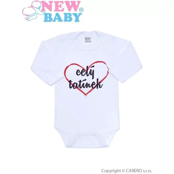 New Baby Body s potiskem celý tatínek