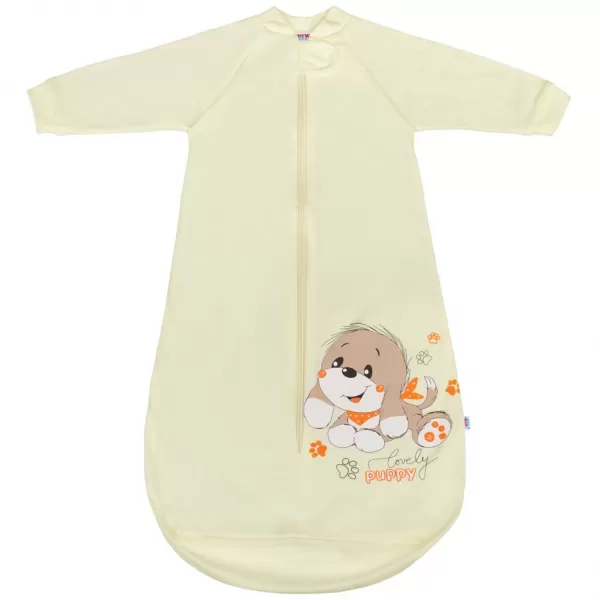 New Baby Kojenecký spací pytel pejsek béžový