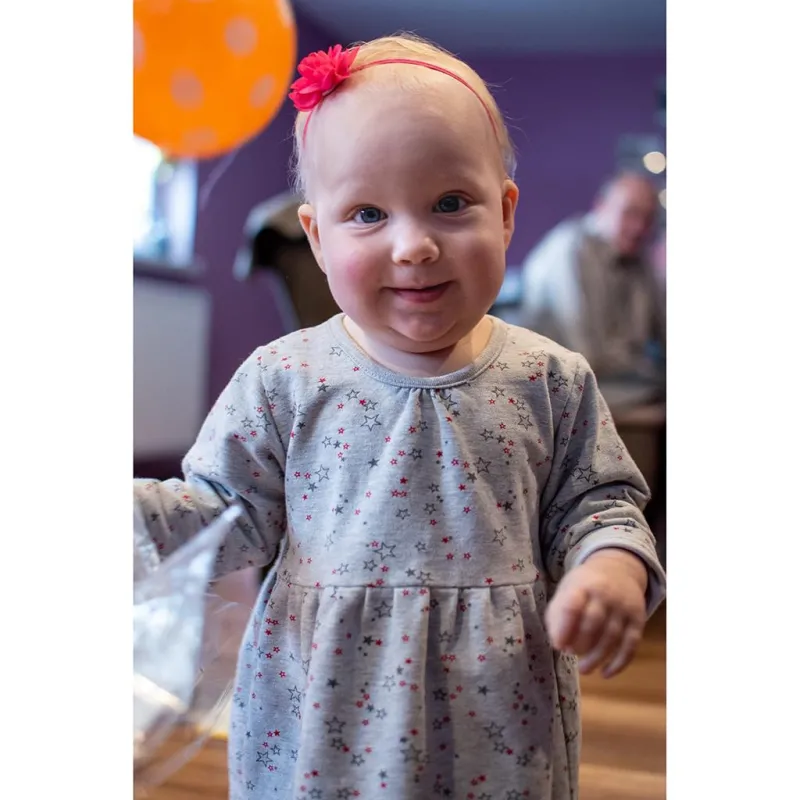 New Baby Kojenecké šatičky s dlouhým rukávem For Girls hvězdičky