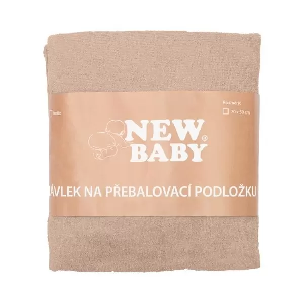 New Baby Návlek na přebalovací podložku 50x70 béžový